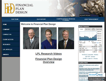 Tablet Screenshot of financialplandesign.net